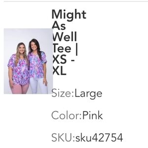 Colorful Floral Tee